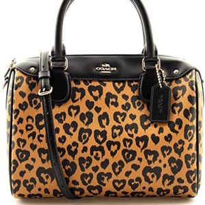 Coach Mini Bennett Satchel Wild Heart Leopard
